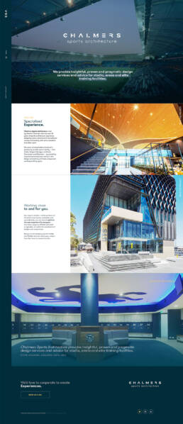 Chalmers Sports Architecture - CSA Website