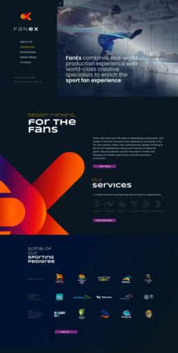 FanEx Website Design